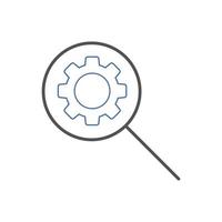 Search optimization icon. SEO optimization vector