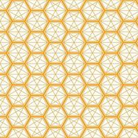 Print seamless geometric pattern with hexagon motive shapes vector