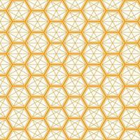 Print seamless geometric pattern with hexagon motive shapes vector