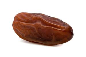 dry dates palm isolated on white background. photo