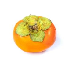 Persimmon  isolated on white background photo