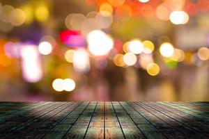 top desk with bokeh blur background,Christmas and Happy New Year photo