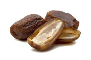 dry dates palm isolated on white background. photo