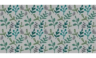 Flowers Leaves vector Repeated pattern design for allover print, Background textile febric print