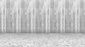 gray wall and floor wood background photo