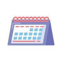 calendar date reminder vector