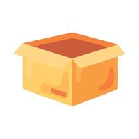 carton box packing open vector