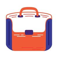 school handle bag vector