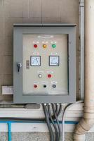 panel de control de electricidad o centralita foto