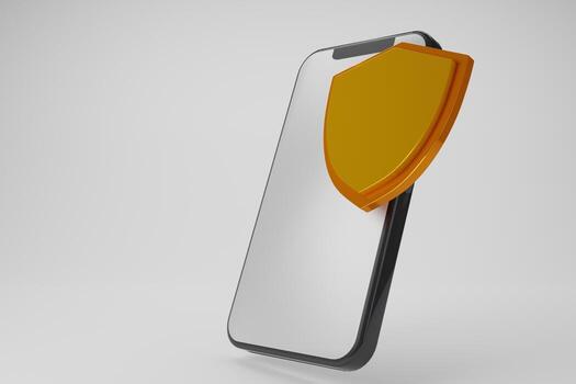 Smartphone blank display with coins stack.digital wallet.Shopping mobile app,Cashback and banking,money-saving.Mock up empty screen copy space,Isolate background.3D rendering illustration. photo