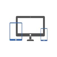 responsive web design icons vector