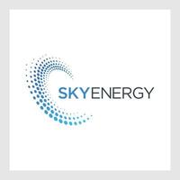 logotipo de energía. logotipo de poder. logotipo en espiral. logotipo de tecnología vector
