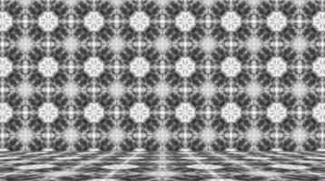 gray room with abstract pattern photo