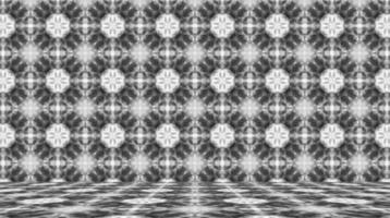 gray room with abstract pattern photo