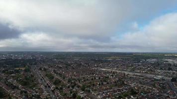 Rain Clouds over British City. video