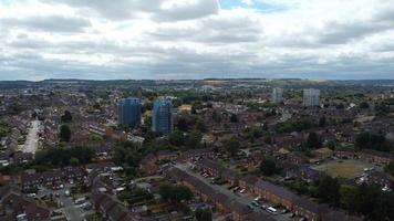 Beautiful Aerial View of British Motorways and roads With Traffic video