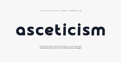 Minimalistic clean contemporary font, modern Bauhaus lowercase letters and numbers typeset for headline, logo, quotes, fashion, photography, branding, monogram, book, editorial, and print.Vector typo. vector