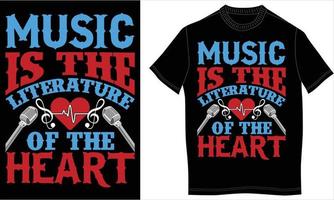 Music tshirt design vector