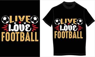 Football tshirt design vector