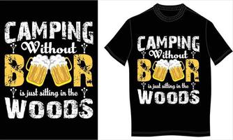 Beer tshirt design vector