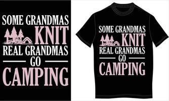 camping tshirt design vector