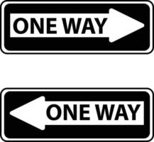 One Way Sign Vector Art, Icons, and Graphics for Free Download