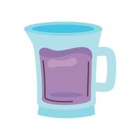 purple smoothie jar vector