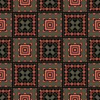 Abstract geometric ethnic pattern vector