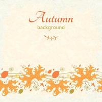 Autumn Leaves Background vector