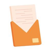 envelope mail open vector