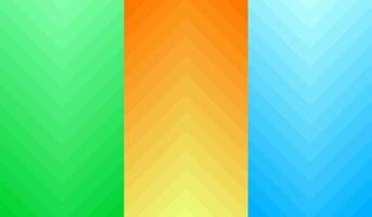 abstract background Arrows with alternating three color gradations are used for wallpaper or background. vector