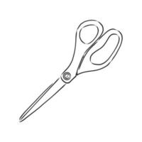 scissors vector sketch