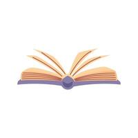 purple book open vector