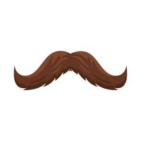 mustache macho accessory vector