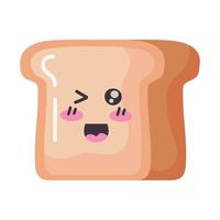 bread food kawaii vector