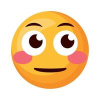 emoji face thinking vector