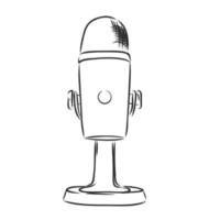 microphone vector sketch