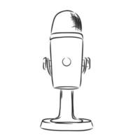 microphone vector sketch