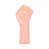 hand human fist vector