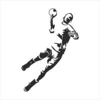 handball vector sketch