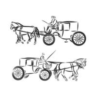 carriage vector sketch