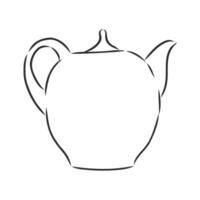 teapot vector sketch