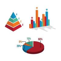 Diagrama y gráfico de finanzas de herramientas de datos. gráfico y gráfico, diseño de vector de finanzas de datos de diagrama de negocios