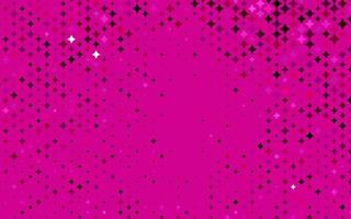 Light Pink vector background with colored stars.