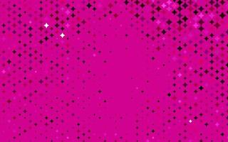 fondo de vector rosa claro con estrellas de colores.