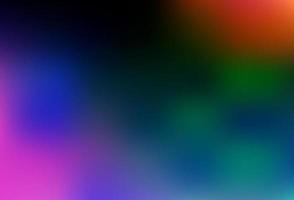 Dark Multicolor, Rainbow vector abstract blurred template.