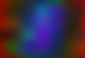 Dark Multicolor, Rainbow vector blurred and colored background.