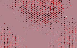 Light Red vector texture with beautiful stars.