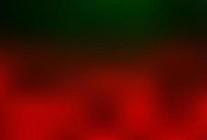 Dark Green, Red vector blurred bright pattern.