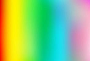 Light Multicolor, Rainbow vector blurred and colored background.